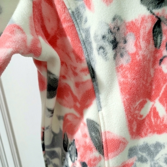 Alia Petite Women's Floral Full-Zip Sweater Size L - Picture 10 of 15